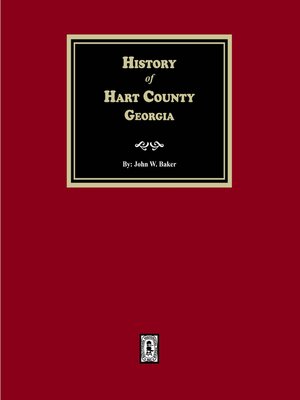 cover image of History of Hart County, Georgia